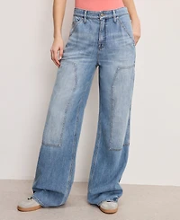 Good American Women's Standard Ease Carpenter Jeans