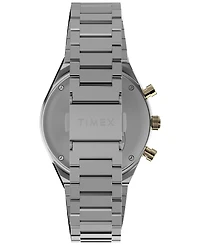 Timex Men's Analog Two-Tone Stainless Steel Watch, 40mm