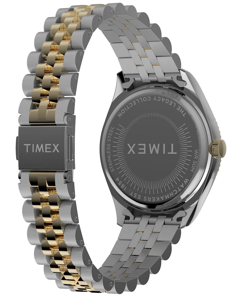 Timex Women's Analog Two-Tone Stainless Steel Watch, 36mm