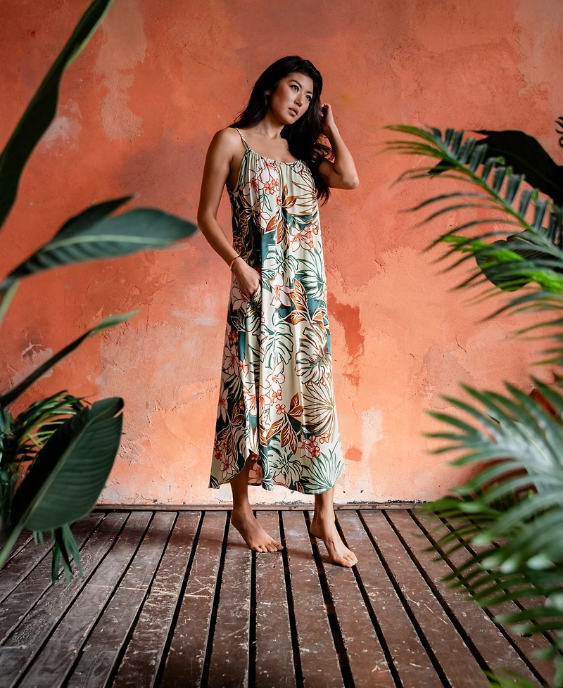 Linea Donatella Women's Milana Floral Maxi Nightgown