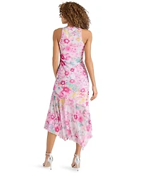 Steve Madden Women's Lanetta Asymmetric-Hem Midi Dress