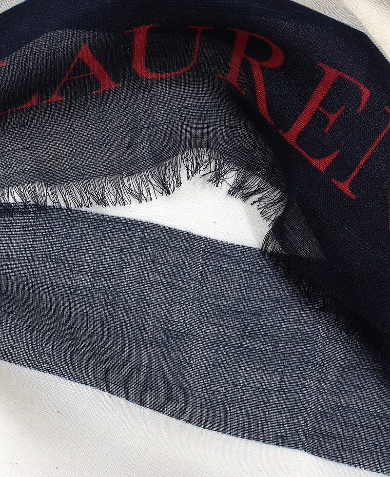 Lauren Ralph Stripe Logo Wrap