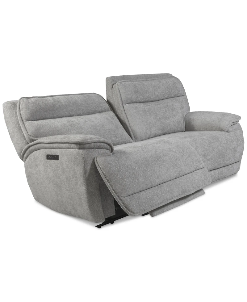 Ozryn 2-Pc. Fabric Sofa with 2 Power Motion Chairs, Exclusively at Macy's