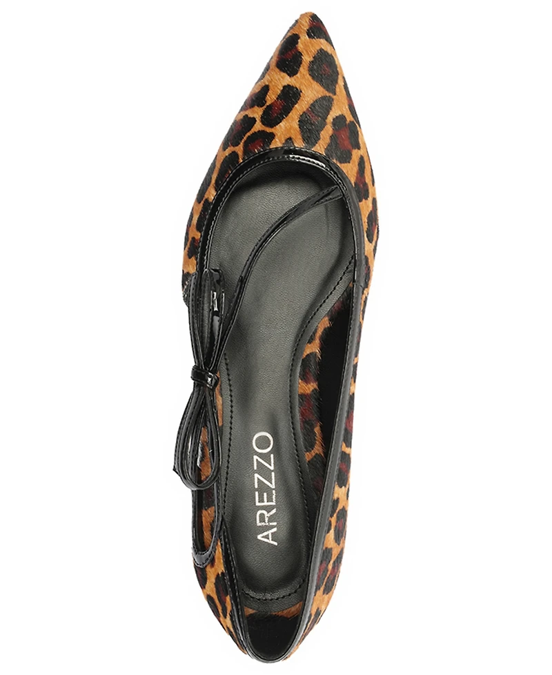 Arezzo Women's Tessa Pointed Toe Ballet Flats
