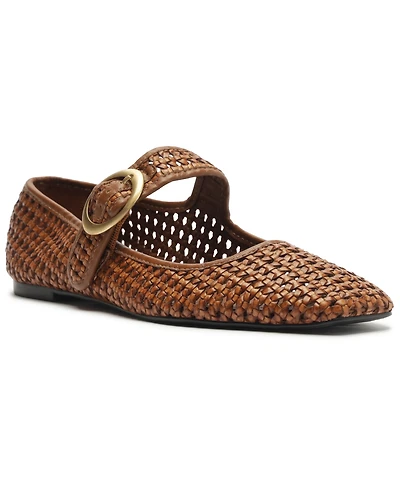 Arezzo Women's Eve Square Toe Ballet Flats