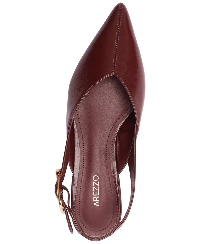 Arezzo Women's Fallon Pointed Toe Ballet Flats