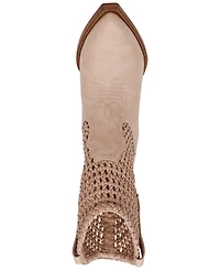 Dv Dolce Vita Women's Alessia Woven Pull-On Cowboy Western Booties