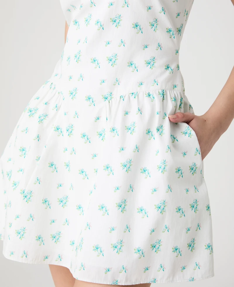 French Connection Women's Anna Fleur Ruched Minidress