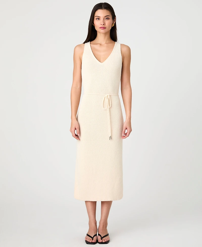 French Connection Women's Terry V-Neck Midi Dress