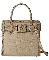 Brahmin Caroline Wind Chime Cumulus Small Leather Satchel