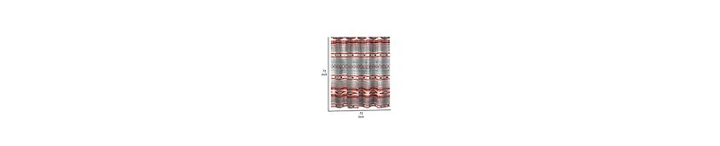 Decorative Shower Curtain – Boho Southwest Design on Microfiber