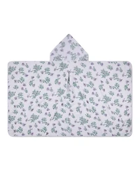 MeMoi Baby Girls Floral Cotton-Lined Hooded Towel