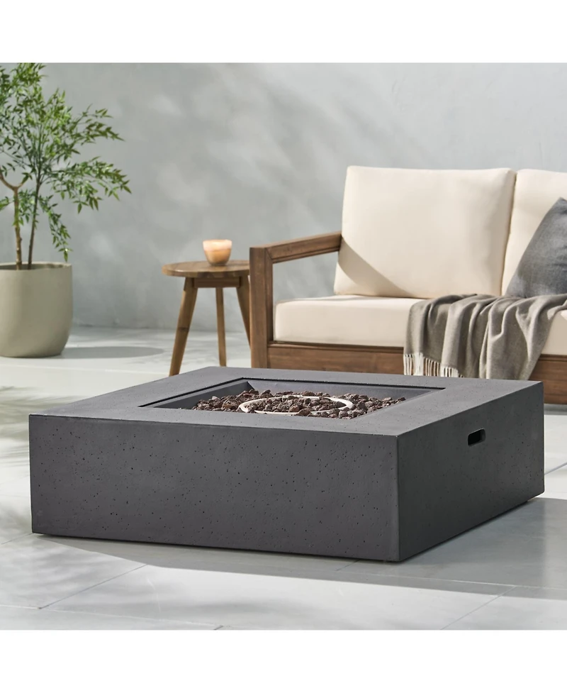 Streamdale Square Fire Pit Table Set - 50,000 Btu