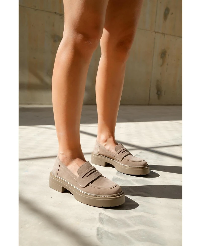 Women's Josie Platform Penny Loafer
