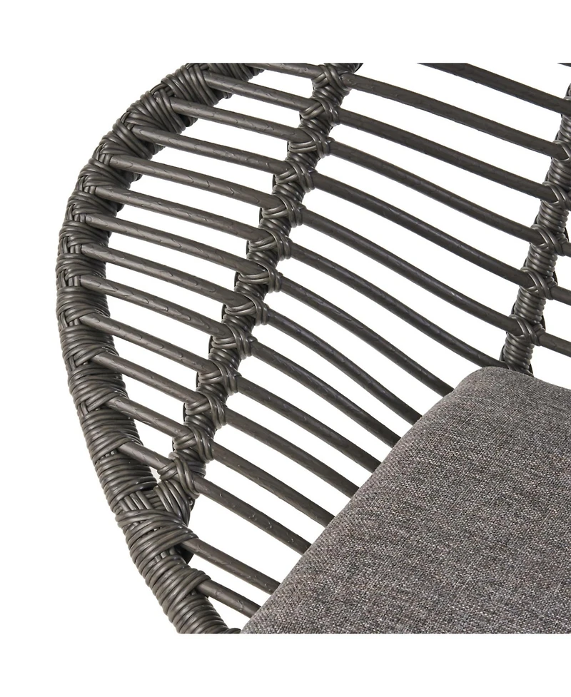 Streamdale Modern Outdoor Basket Chair Set - Relax in Style