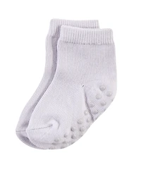 Touched by Nature Baby Girls 12Pk Organic Non Skid Socks