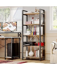 Bookshelf 5-Tier Ladder Shelf 110 lbs