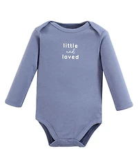 Touched by Nature Baby Boys 5Pk Long Sleeve Organic Bodysuits