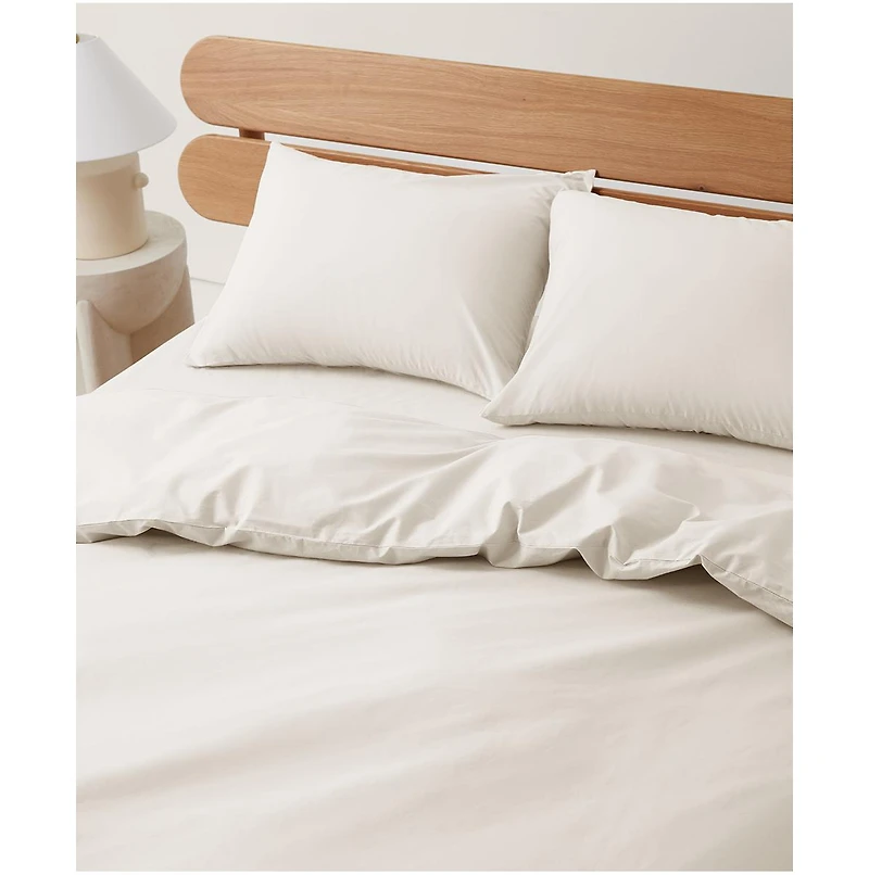 Organic Cotton Room Service Sateen Duvet Cover - Full/Queen