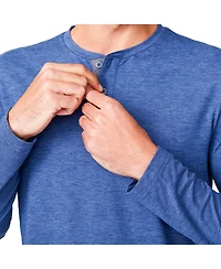 Free Country Men's Henley Long Sleeve Shirt