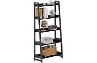 Industrial Bookshelf 5-Tier 31.5 in Wide, Bookcase Ladder Shelf