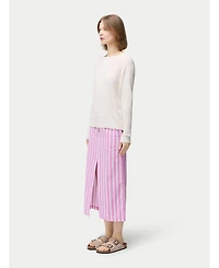 Gobi Cashmere Women's Silk Cashmere Textured Sweater