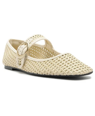 Arezzo Women's Eve Square Toe Ballet Flats