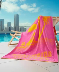 Juicy Couture Beach Couture Cotton Beach Towel, 36" x 72"