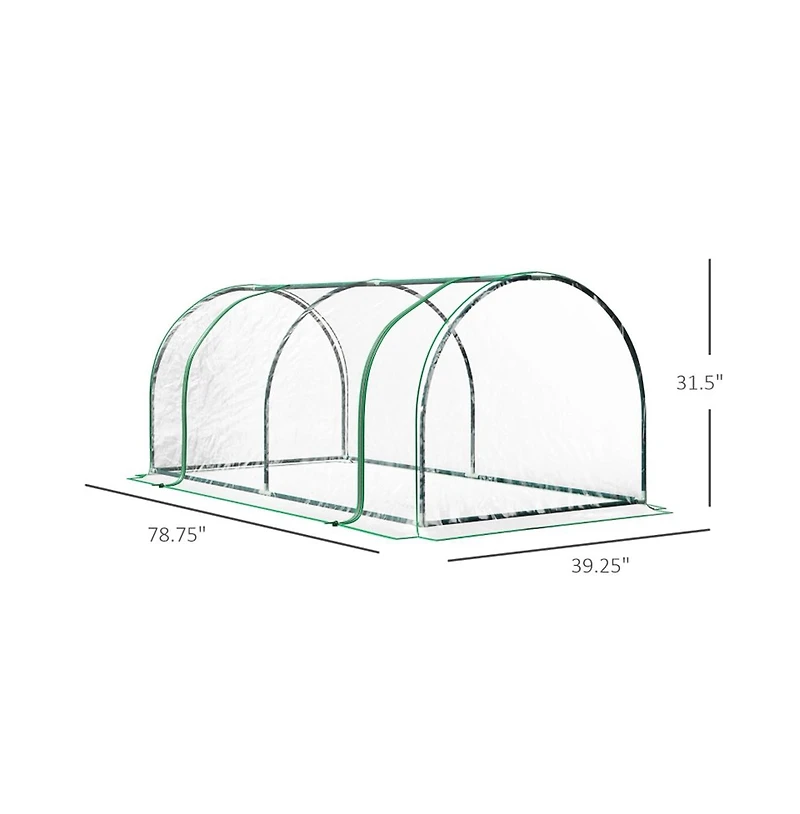 Mini Greenhouse with Pvc Cover, Ideal for Protecting Plants and Seedlings Indoors and Outdoors