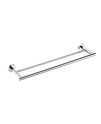 Double Towel Bar for Efficient Bathroom Storage and Organization
