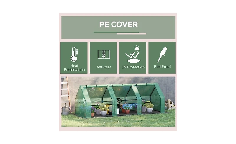 Mini Greenhouse for Garden Compact Indoor-Outdoor Plant Growing Solution