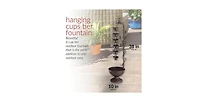 Outdoor Indoor 6-Tier Hanging Cups Water Fountain