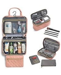 Ms. Jetsetter Travel Trio (3 Pieces) with Jewelry Case, Makeup and Toiletry Bag | Accessories