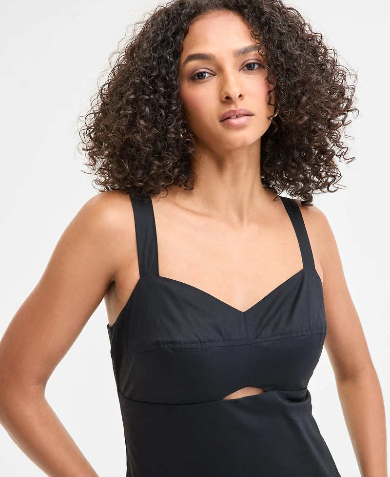 Bar Iii Women's Sleeveless Bubble-Hem A-Line Dress, Exclusively at Macy's
