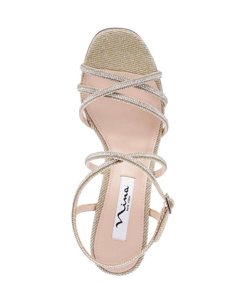 Nina Women's Anna Embellished Evening Sandals