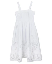 Rare Editions Big Girls Embroidered Lace Effect Maxi Dress