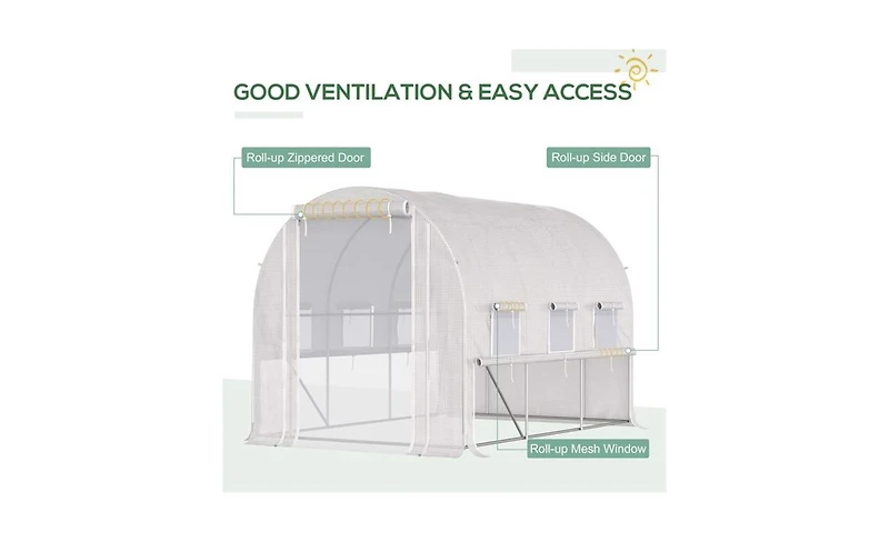 Outdoor Greenhouse for Gardening – Durable Plant Growing Shelter