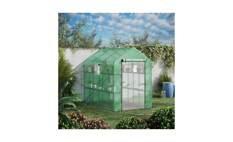 Outdoor Greenhouse for Plants – Weather-Resistant Garden Growing Shelter