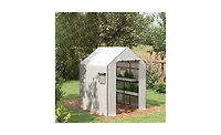 Walk-In Greenhouse for Gardening – Spacious Outdoor Plant Growing and Storage Solution