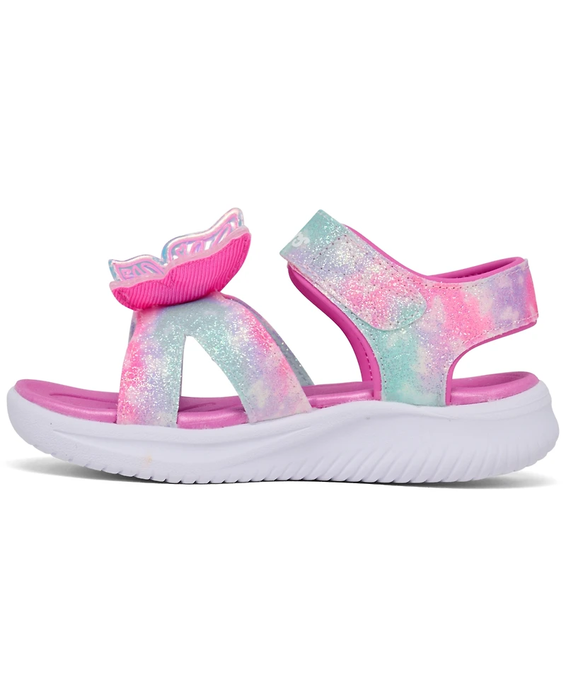 Skechers Toddler Girls Jumpsters Sandal - Butterfly Brights Light-Up Sandals from Finish Line