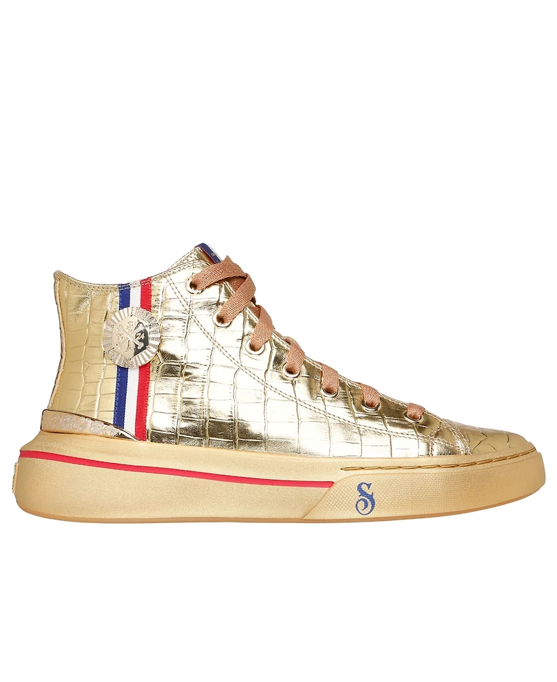 Skechers Men's Snoop Dogg: Snoop One - Gold Medal Snoop High Top Casual Sneakers from Finish Line