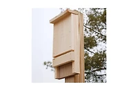 Outdoor Wood Bat House Kit for Up to 12 Bats – Perfect for Gardens and Wildlife