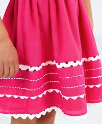 Rare Editions Toddler and Little Girls Ric-Rac Dress