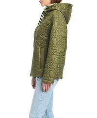 kate spade new york Women's Signature Zip-Front Water-Resistant Quilted Jacket