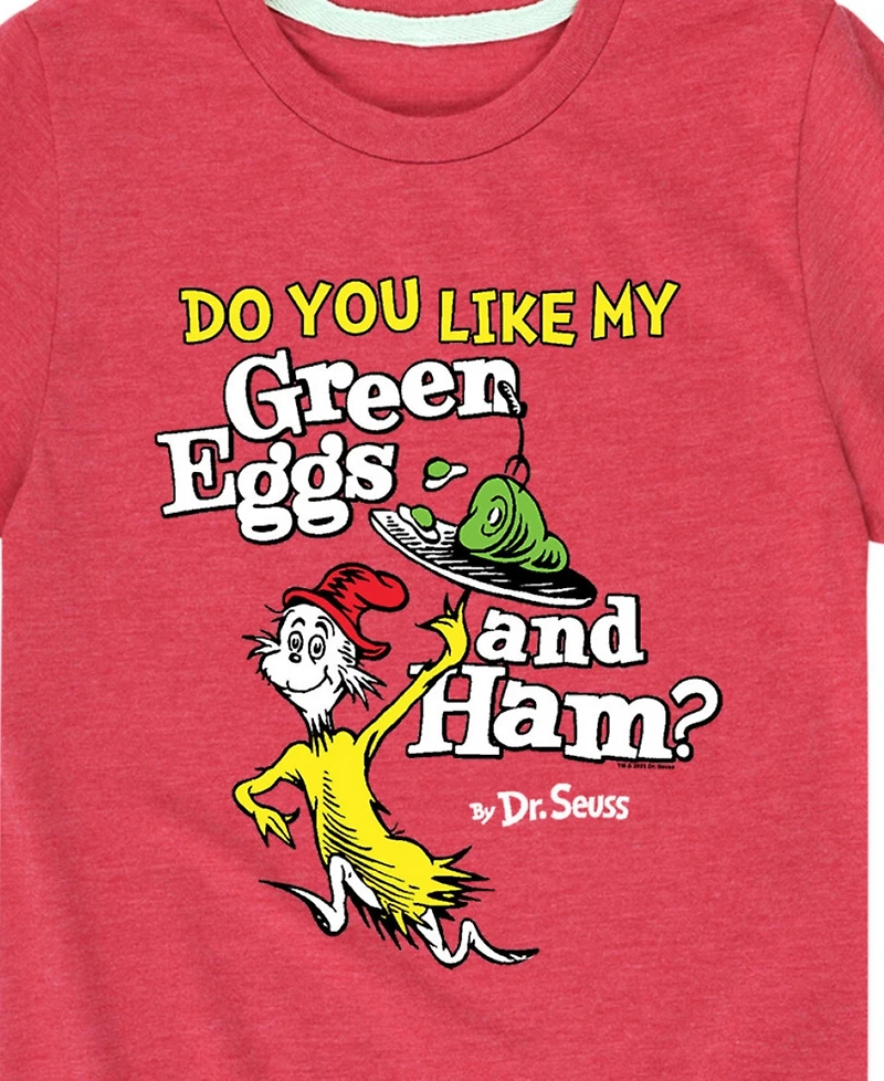 Dr. Seuss Toddler Boys Green Eggs Ham Graphic T-Shirt