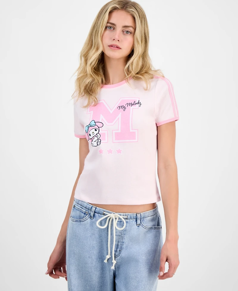 Love Tribe Juniors' My Melody Graphic Print T-Shirt