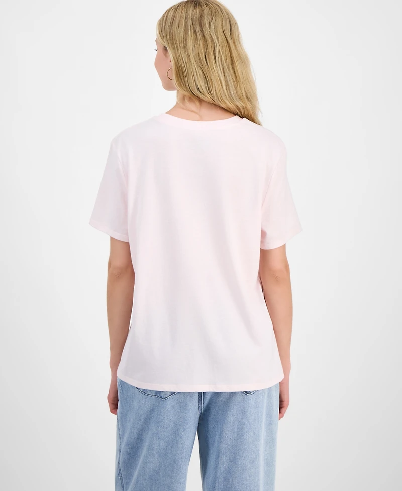 Love Tribe Juniors' Strawberry Shortcake Graphic Print T-Shirt