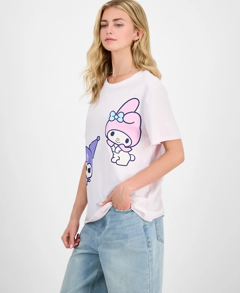 Love Tribe Juniors' Crewneck Short-Sleeve Graphic Print T-Shirt