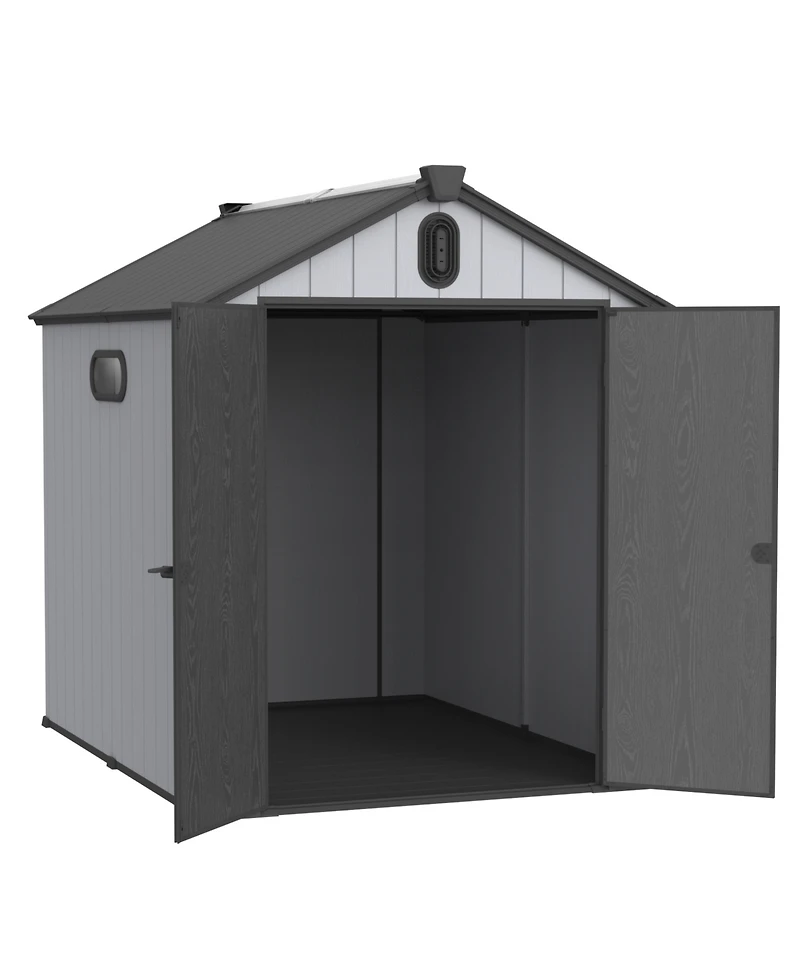 Streamdale 6x8ft Plastic Tool Shed Durable Storage for Outdoor & Garden Needs