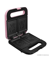Uncanny Brands Hello Kitty Grilled Cheese Maker- Panini Press and Compact Indoor Grill